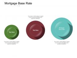 Mortgage base rate ppt powerpoint presentation layouts design ideas cpb