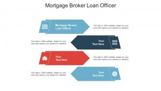 Mortgage broker loan officer ppt powerpoint presentation summary information cpb