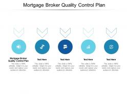 Mortgage broker quality control plan ppt powerpoint presentation ideas images cpb