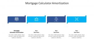 Mortgage calculator amortization ppt powerpoint presentation outline cpb