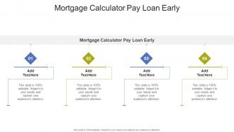 Mortgage Calculator Pay Loan Early In Powerpoint And Google Slides Cpb