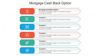 Mortgage cash back option ppt powerpoint presentation professional ideas cpb