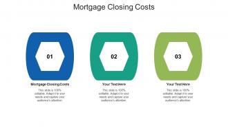 Mortgage closing costs ppt powerpoint presentation icon summary cpb