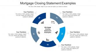 Mortgage closing statement examples ppt pictures example topics cpb