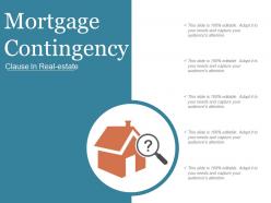 Mortgage contingency ppt sample download