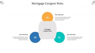Mortgage cosigner risks ppt powerpoint presentation visual aids infographics cpb