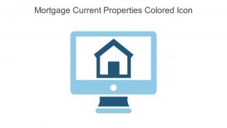 Mortgage Current Properties Colored Icon In Powerpoint Pptx Png And Editable Eps Format