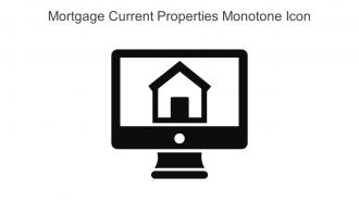 Mortgage Current Properties Monotone Icon In Powerpoint Pptx Png And Editable Eps Format