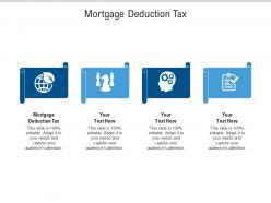 Mortgage deduction tax ppt powerpoint presentation icon example file cpb