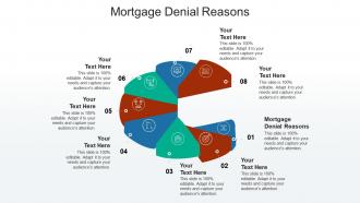 Mortgage denial reasons ppt powerpoint presentation infographic template styles cpb