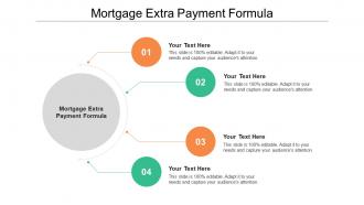 Mortgage extra payment formula ppt powerpoint presentation ideas file formats cpb