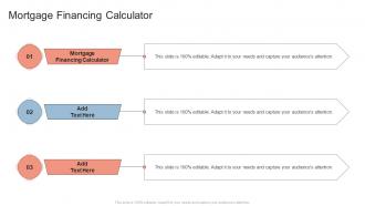 Mortgage Financing Calculator In Powerpoint And Google Slides Cpb