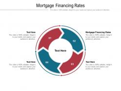 Mortgage financing rates ppt powerpoint presentation gallery outline cpb