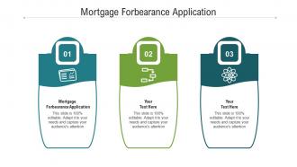 Mortgage forbearance application ppt powerpoint presentation infographics structure cpb