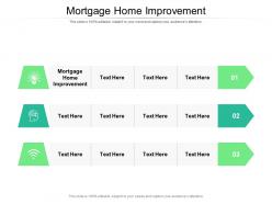 Mortgage home improvement ppt powerpoint presentation summary information cpb