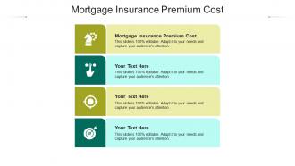 Mortgage insurance premium cost ppt powerpoint presentation slides vector cpb