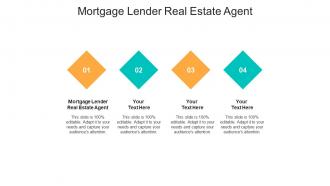 Mortgage lender real estate agent ppt powerpoint presentation infographics graphics cpb