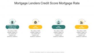 Mortgage Lenders Credit Score Mortgage Rate In Powerpoint And Google Slides Cpb