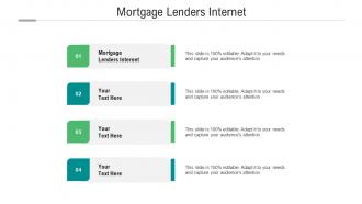 Mortgage lenders internet ppt powerpoint presentation icon visual aids cpb