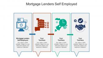 Mortgage lenders self employed ppt powerpoint presentation ideas infographics cpb
