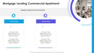 Mortgage Lending Commercial Apartment In Powerpoint And Google Slides Cpb