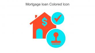 Mortgage Loan Colored Icon In Powerpoint Pptx Png And Editable Eps Format