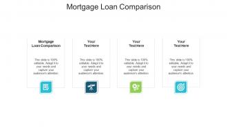 Mortgage loan comparison ppt powerpoint presentation gallery summary cpb