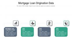 Mortgage loan origination data ppt powerpoint presentation professional design ideas cpb