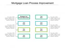 Mortgage loan process improvement ppt powerpoint presentation professional picture cpb