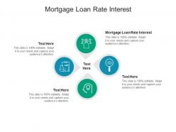 Mortgage loan rate interest ppt powerpoint presentation ideas model cpb