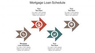Mortgage loan schedule ppt powerpoint presentation pictures graphics cpb