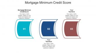 Mortgage minimum credit score ppt powerpoint presentation styles example file cpb