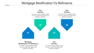 Mortgage modification vs refinance ppt powerpoint presentation layouts guide cpb