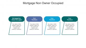 Mortgage non owner occupied ppt powerpoint presentation professional gallery cpb