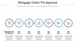 Mortgage online pre approval ppt powerpoint presentation infographic template clipart images cpb