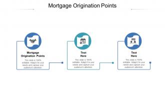 Mortgage origination points ppt powerpoint presentation gallery example topics cpb