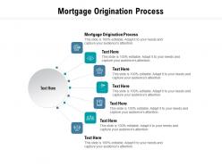 Mortgage origination process ppt powerpoint presentation file examples cpb