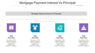 Mortgage Payment Interest Vs Principal Ppt Powerpoint Presentation Inspiration Cpb