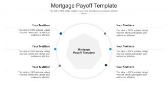 Mortgage payoff template ppt powerpoint presentation clipart cpb