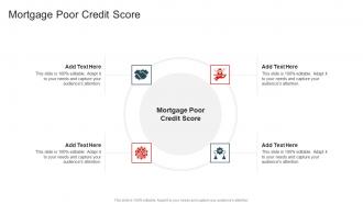 Mortgage Poor Credit Score In Powerpoint And Google Slides Cpb