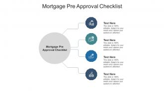 Mortgage pre approval checklist ppt powerpoint presentation pictures graphics template cpb