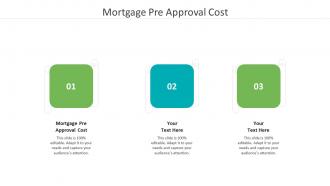 Mortgage pre approval cost ppt powerpoint presentation slides inspiration cpb