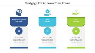 Mortgage pre approval time frame ppt powerpoint presentation file pictures cpb
