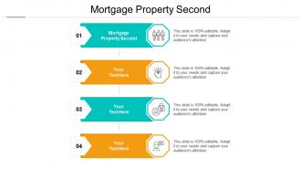 Mortgage property second ppt powerpoint presentation infographics deck cpb