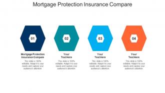 Mortgage protection insurance compare ppt powerpoint presentation visual aids cpb