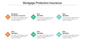 Mortgage protection insurance ppt powerpoint presentation visual aids deck cpb