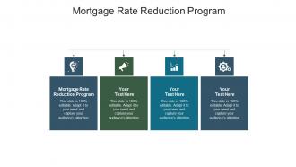Mortgage rate reduction program ppt powerpoint presentation layouts backgrounds cpb