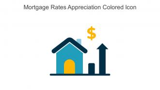 Mortgage Rates Appreciation Colored Icon In Powerpoint Pptx Png And Editable Eps Format