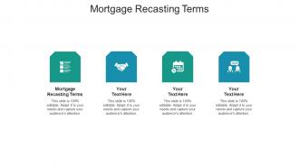 Mortgage recasting terms ppt powerpoint presentation ideas backgrounds cpb