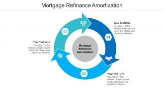 Mortgage refinance amortization ppt powerpoint presentation portfolio information cpb